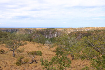 the landscape near the Rincon de la Vieja an guanacaste national park, Costa Rica