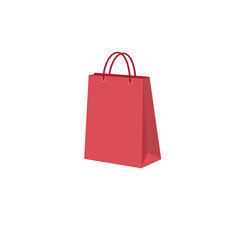 vector clip art of paper shopping bag