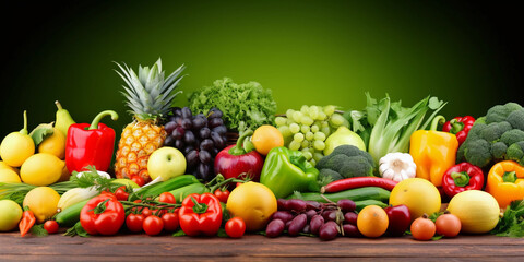 Natural vegetable fresh. Generative AI