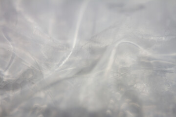 Obraz premium Extreme macro of plastic bubble wrap texture