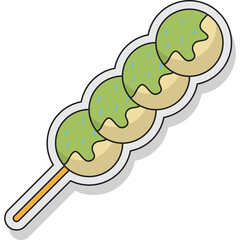 amerika cuisine illustration