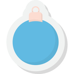 Christmas stickers collection with cute seasonal elements