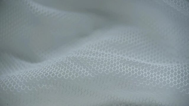 White Fabric Mesh Slider Shot