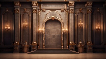 Classy and Luxurious Interior Wall backdrop