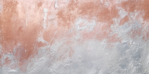 Rose Gold, Copper and Gold Acrylic Oil Paint Texture Metallic Background. Generative AI.
