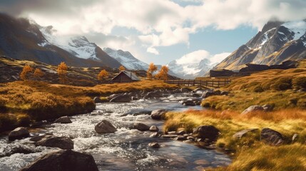 Fototapeta na wymiar Breathtaking Norway Landscape