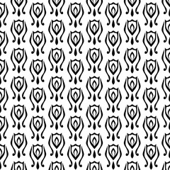  seamless pattern with flowers floral decoration damask texture vintage ornament art fabric retro style textile tile backgrounds backdrop decor antique vector illustration