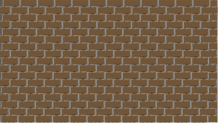 Brick wall texture. Brown old textured pattern screen.