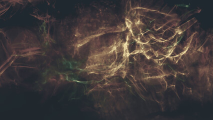 Blurred abstract vintage background. Light refraction concept, play of light in the dark. Abstract color texture.