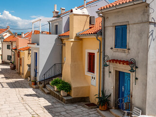 Fototapeta premium Urlaubsort Baska im Süden der Insel Krk, Kroatien