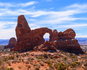 Landscape photograph of Turret Arch in Arches national Park, Utah © Christopher
