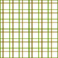 Gingham seamless pattern.Green background texture. Checked tweed plaid repeating wallpaper. Fabric design.