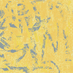 Yellow grunge background. Abstract texture