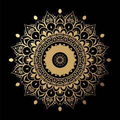 abstract golden ornament