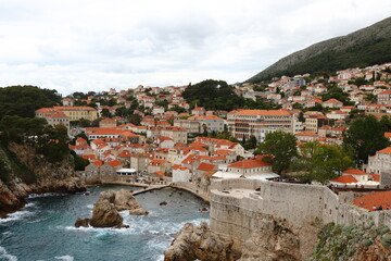 Fototapeta na wymiar Dubrovnik a beautiful city in Croatia