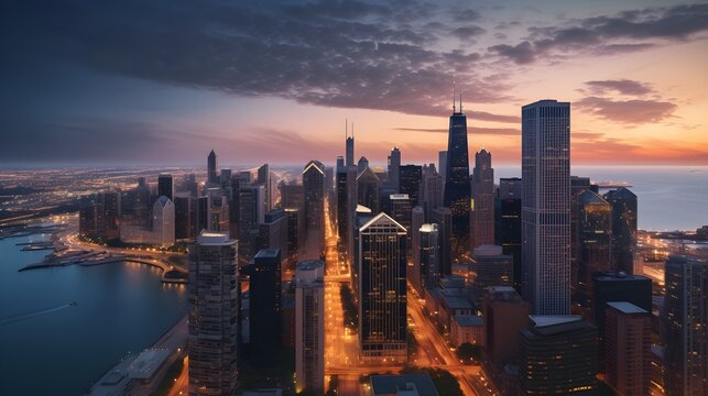 Celebrating the dynamic beauty of chicago's urban landscape