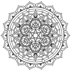 Mandala in Sanskrit means “circle”, the beginning of the art of meditation. Mandala was born in Tibet.