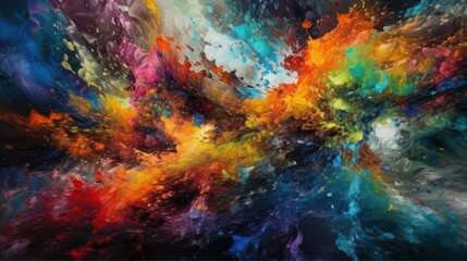 Obraz na płótnie Canvas abstract colorful background HD 8K wallpaper Stock Photographic Image