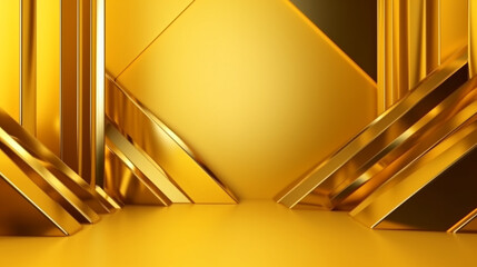 Abstract vibrant 3d metallic background/ wallpaper for product display/ showcase.