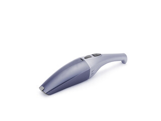 handy vacuum cleaner,  rechargeable on white