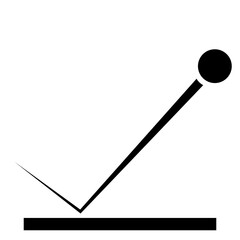 Fototapeta premium pong ball game icon