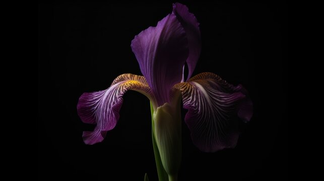 iris flower closeup HD 8K wallpaper Stock Photographic Image