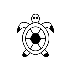 Obraz premium Tortoise Glyph Vector Icon that can easily edit or modify