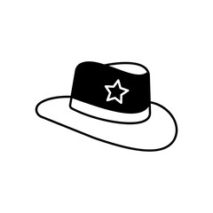 Floppy hat Glyph Vector Icon that can easily edit or modify

