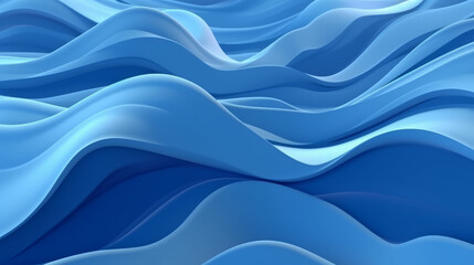 Obraz premium Abstract background blue waves