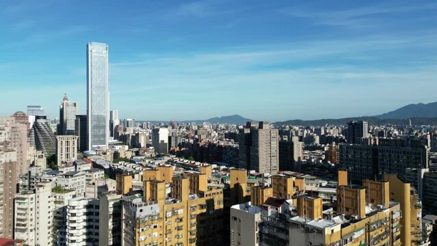 The view of Taipei city.