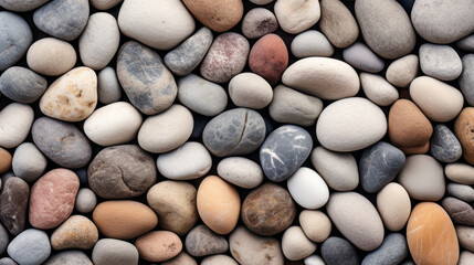 Harmony Stones: A Wallpaper of Beautiful Stones in Soft Tones. Generative AI