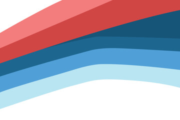 Abstract 4th of July gradient background in a flat design style. Abstract independence day background. Abstract Fourth of July vector background.