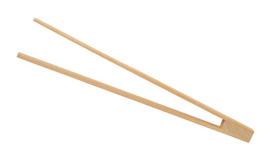 Wooden kitchen tongs