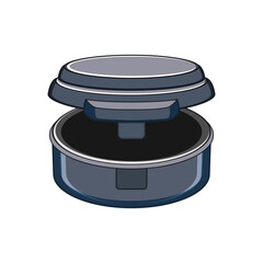 belgian waffle iron cartoon. sweet maker, breakfast food belgian waffle iron sign. isolated symbol vector illustration