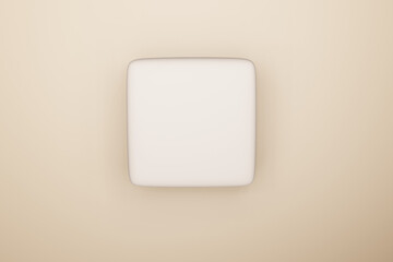 square, abstract, white, 3d, background, icon, cartoon, 