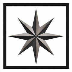 Fototapeta premium Sheriff badge, Generative AI