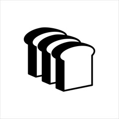 bread icon. bread icon vector for web design, UI, app isolated on white background.