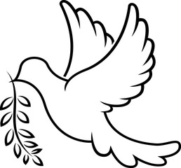 Dove of Peace Vector illustration