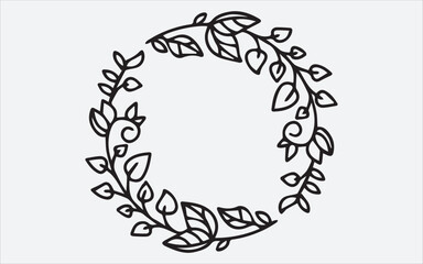 Wreath Vector Art, Icons, and Graphics for Free Download, Laurel Wreath Vector Set Stock Illustration 