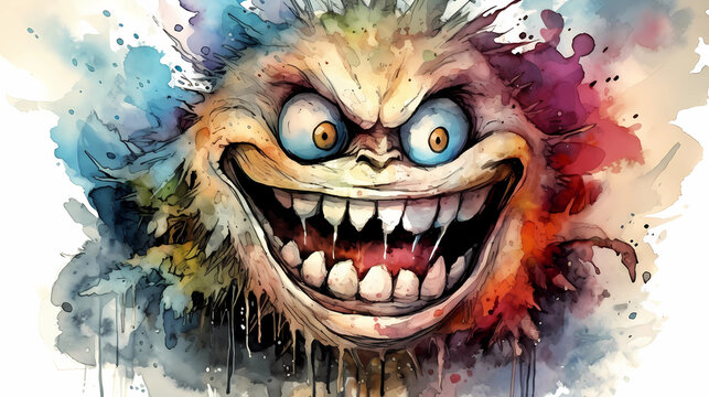 Scary Face With Glowing Eyes Covered In Background, Picture Of Troll Face,  Troll, Norway Background Image And Wallpaper for Free Download