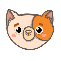 Cat cute pet animal set  Different type of cats