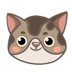 Cat cute pet animal set  Different type of cats