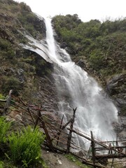 Fototapeta na wymiar water fall in mountain area