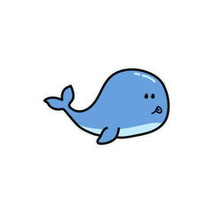 cartoon whale illustration