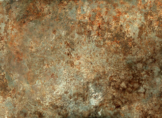Old rusty metal texture. Grunge background wallpaper
