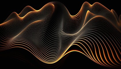 Abstract Black and Gold Wave Background
AI-Generated