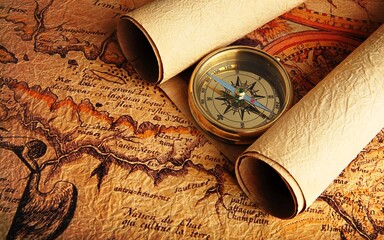 Compass and Map.  
