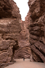Water erosion on stone, Salta Province, Argentina