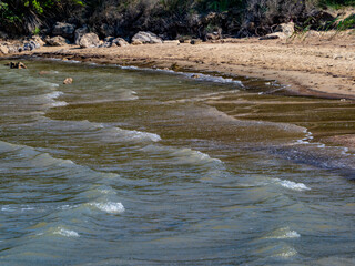 Küstenlandschaft der Insel Rab in Kroatien