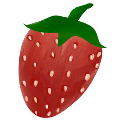 Strawberry fruit elements.